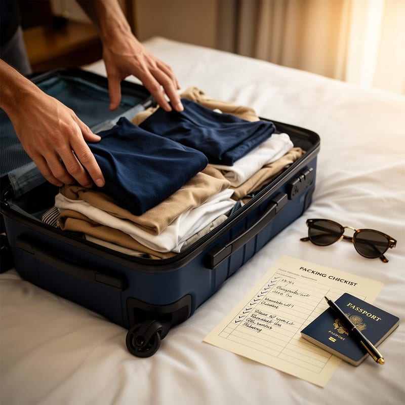 Kostenlose Packlisten – Kreuzfahrt Erprobte Packlisten zum Ausdrucken und Abhaken – für Frauen, Männer, Kinder und Babys auf Kreuzfahrt