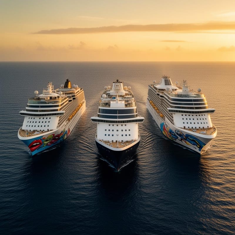 Reedereien im Vergleich – Kreuzfahrt AIDA, Mein Schiff oder NCL? Vergleichen Sie Inklusivleistungen, Dresscode, Trinkgeld und 20+ weitere Kategorien