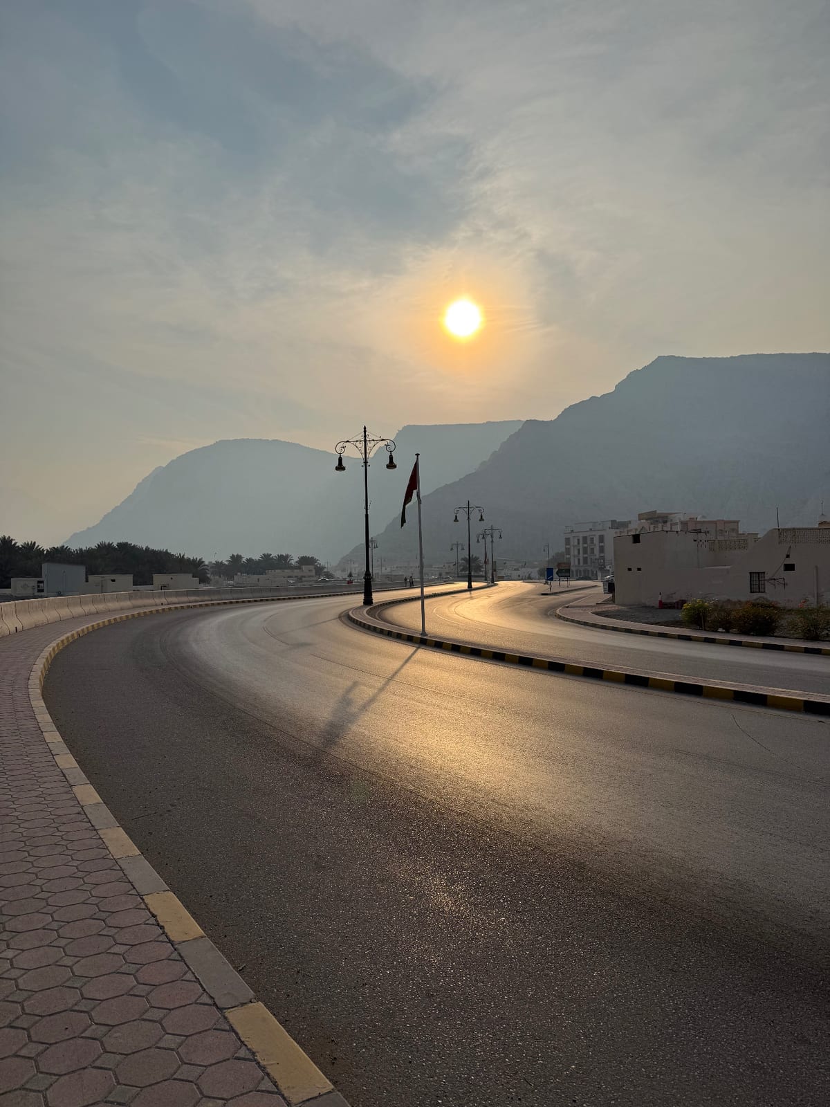 Sonnenuntergang in Khasab